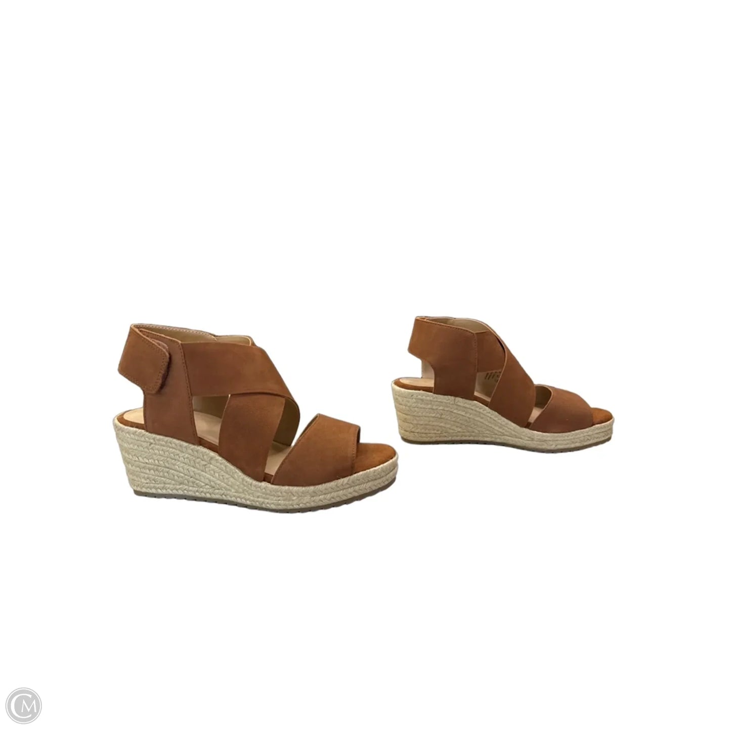 Sandals Heels Wedge By Naturalizer In Brown, Size: 10