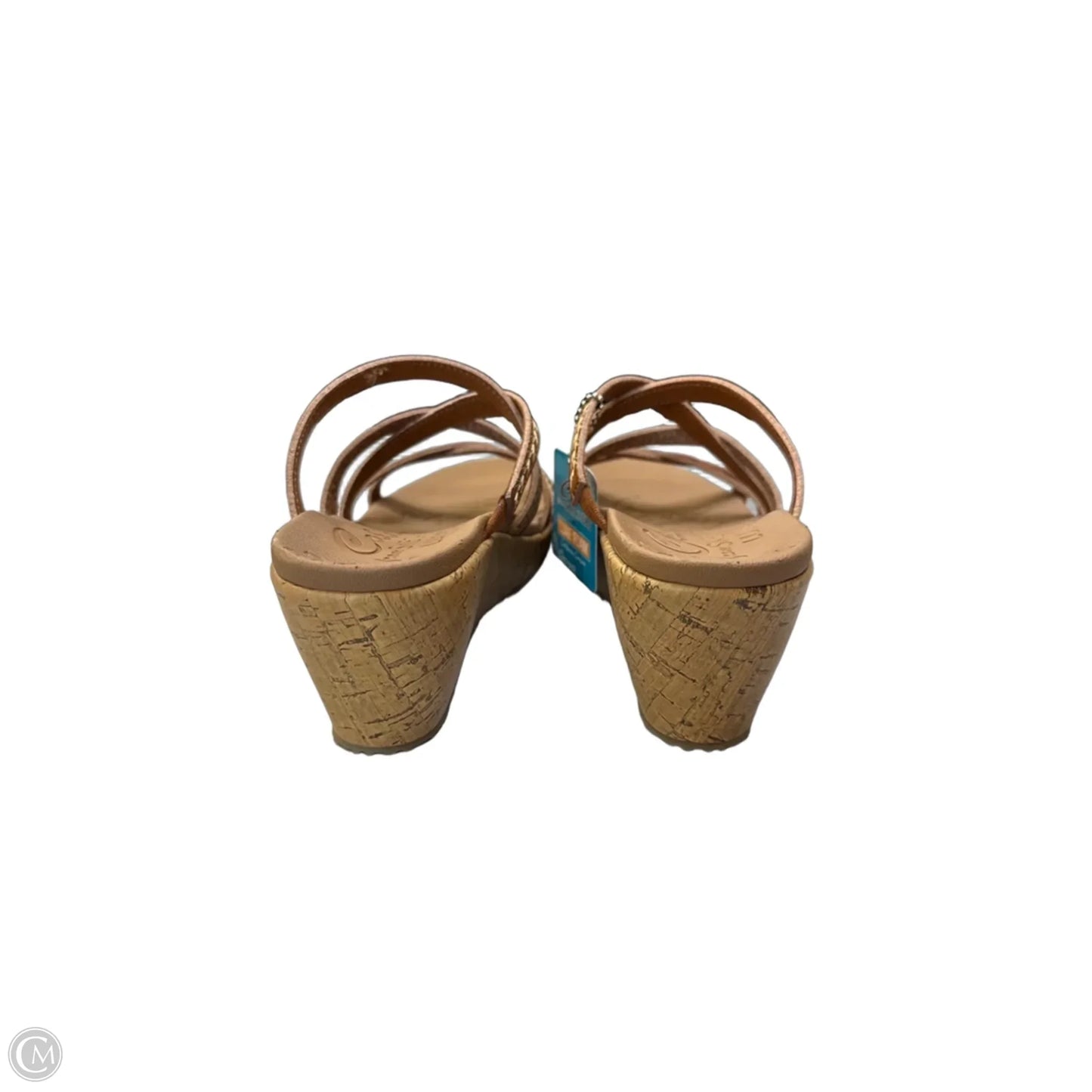 Sandals Heels Wedge By Skechers In Brown, Size: 10