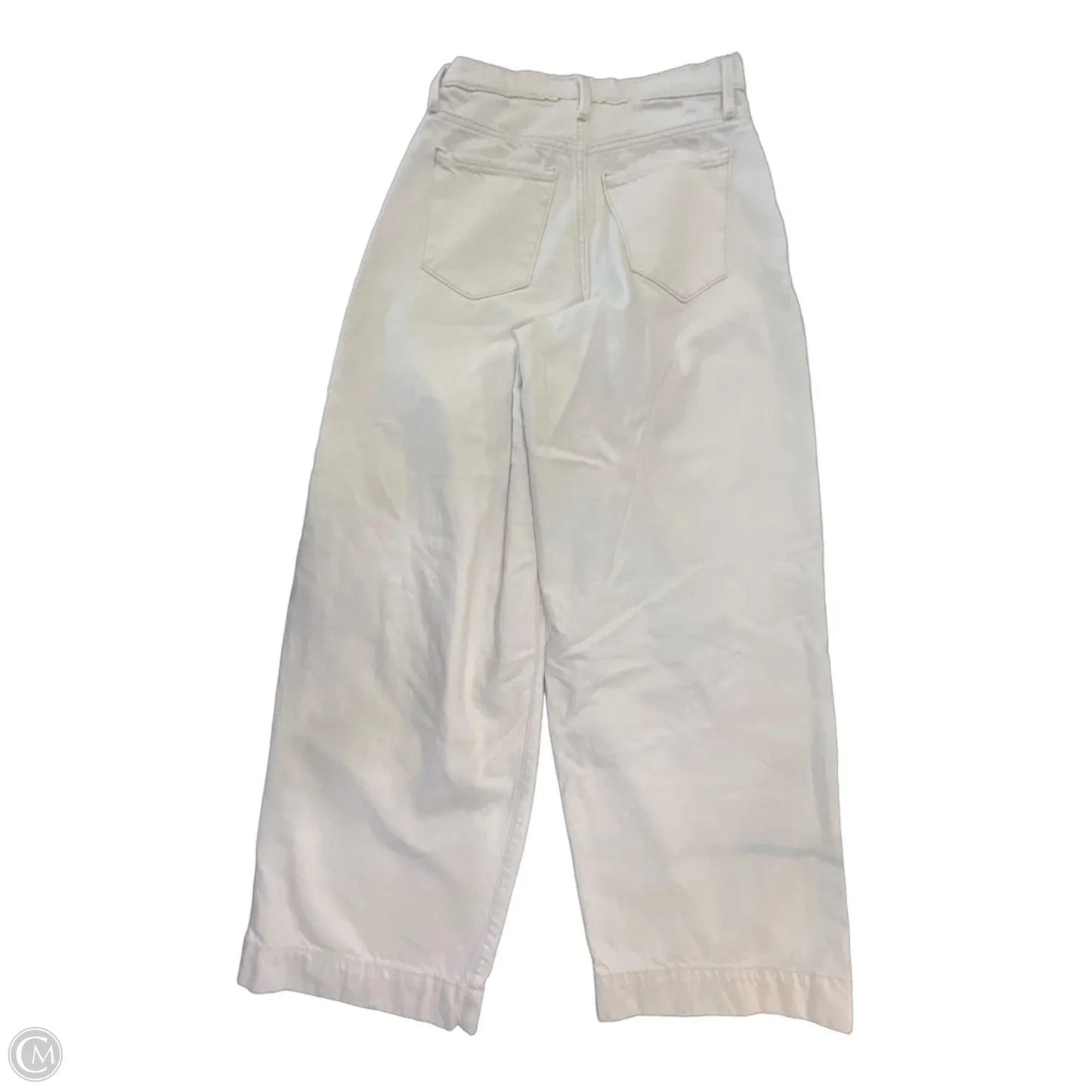 Jeans Wide Leg By Banana Republic In Cream, Size: 2