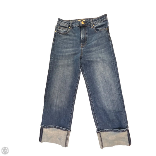 Jeans Cropped By Kut In Blue Denim, Size: 2