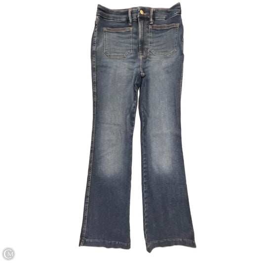 Jeans Boot Cut By Good American In Blue Denim, Size: 10