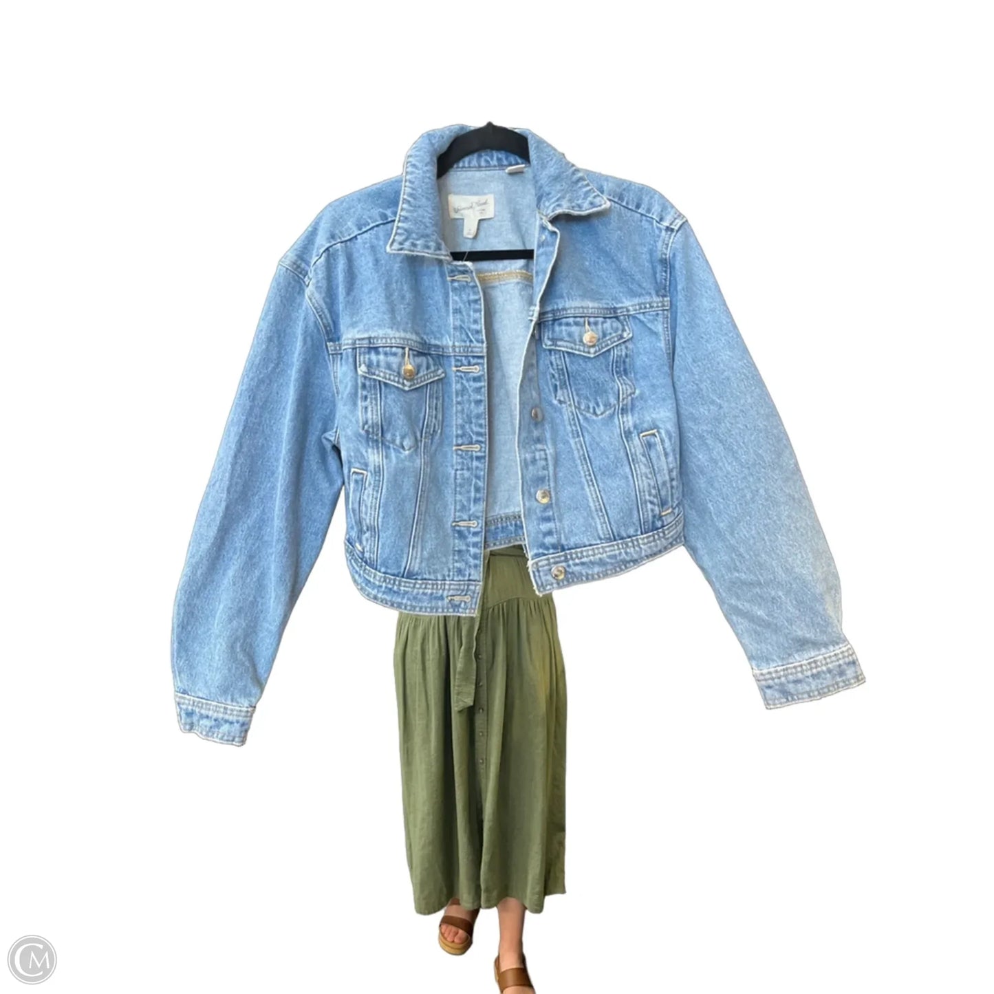 Jacket Denim By Universal Thread In Blue Denim, Size: Xs