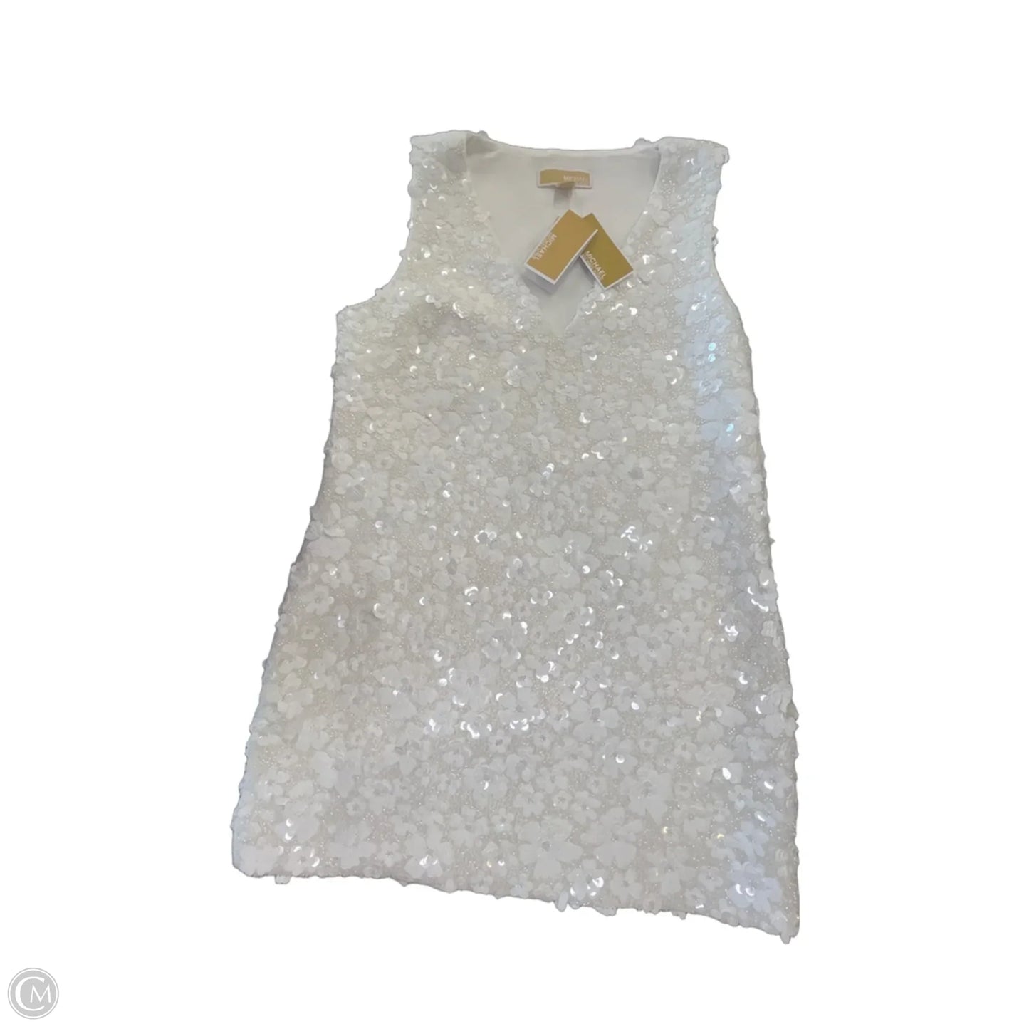 Dress Party Short By Michael By Michael Kors In White, Size: L