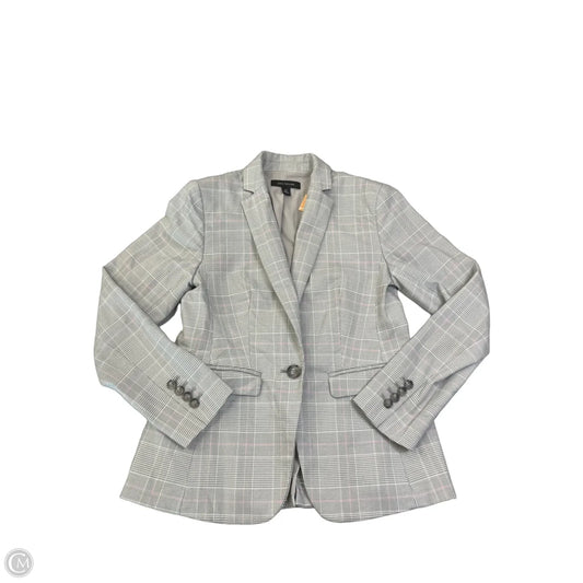 Blazer By Ann Taylor In Plaid Pattern, Size: Xxsp