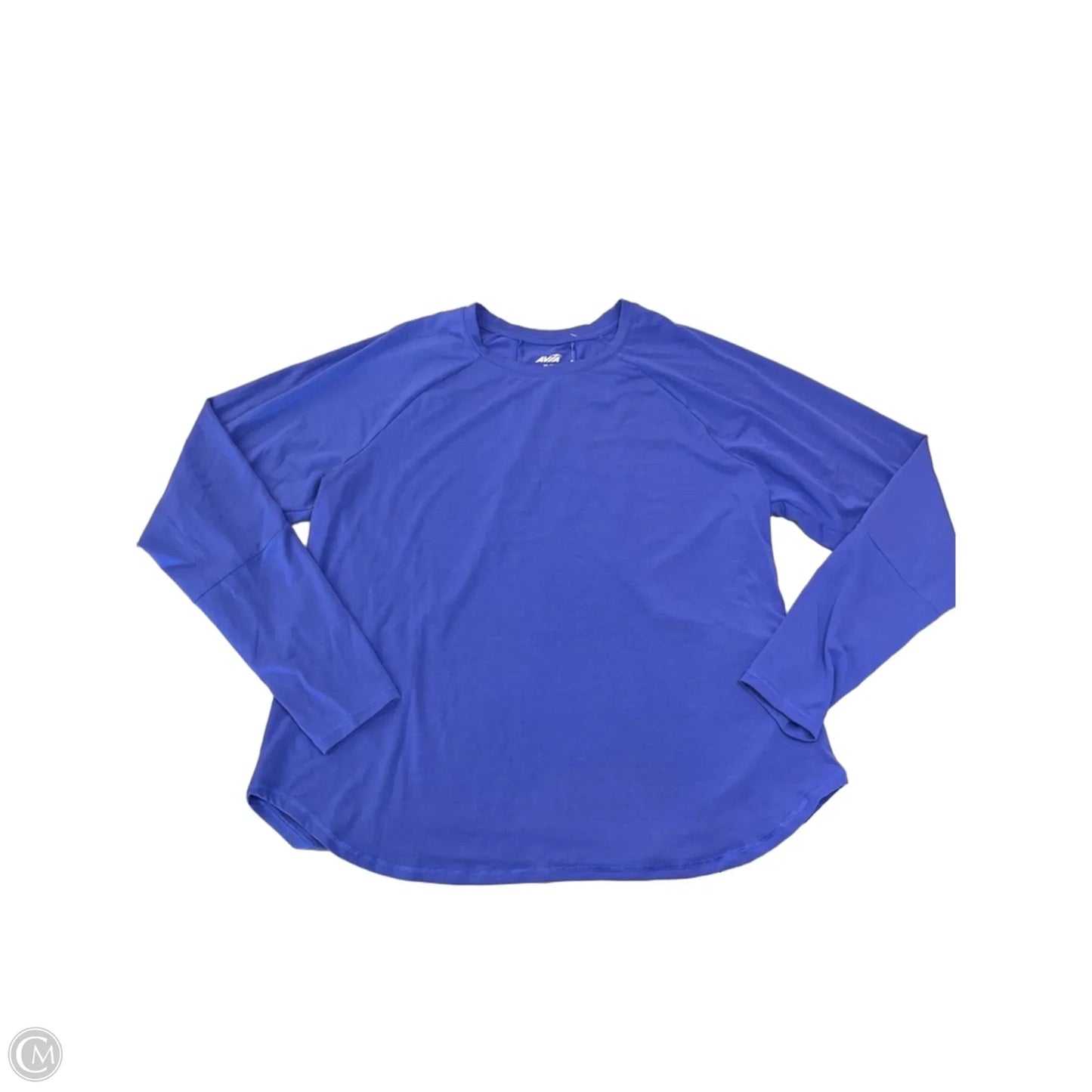 Athletic Top Long Sleeve Crewneck By Avia In Purple, Size: Xxl