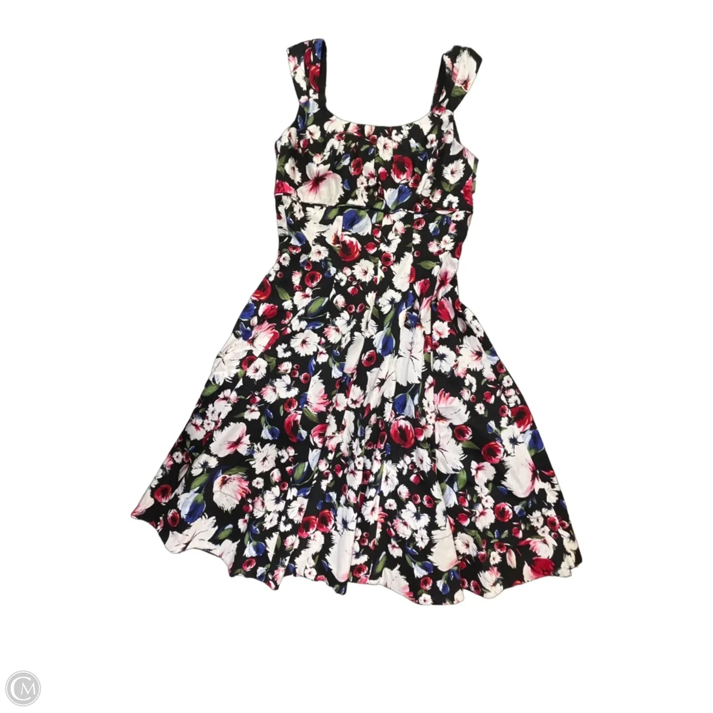 Dress Casual Short By White House Black Market In Floral Print, Size: Xs