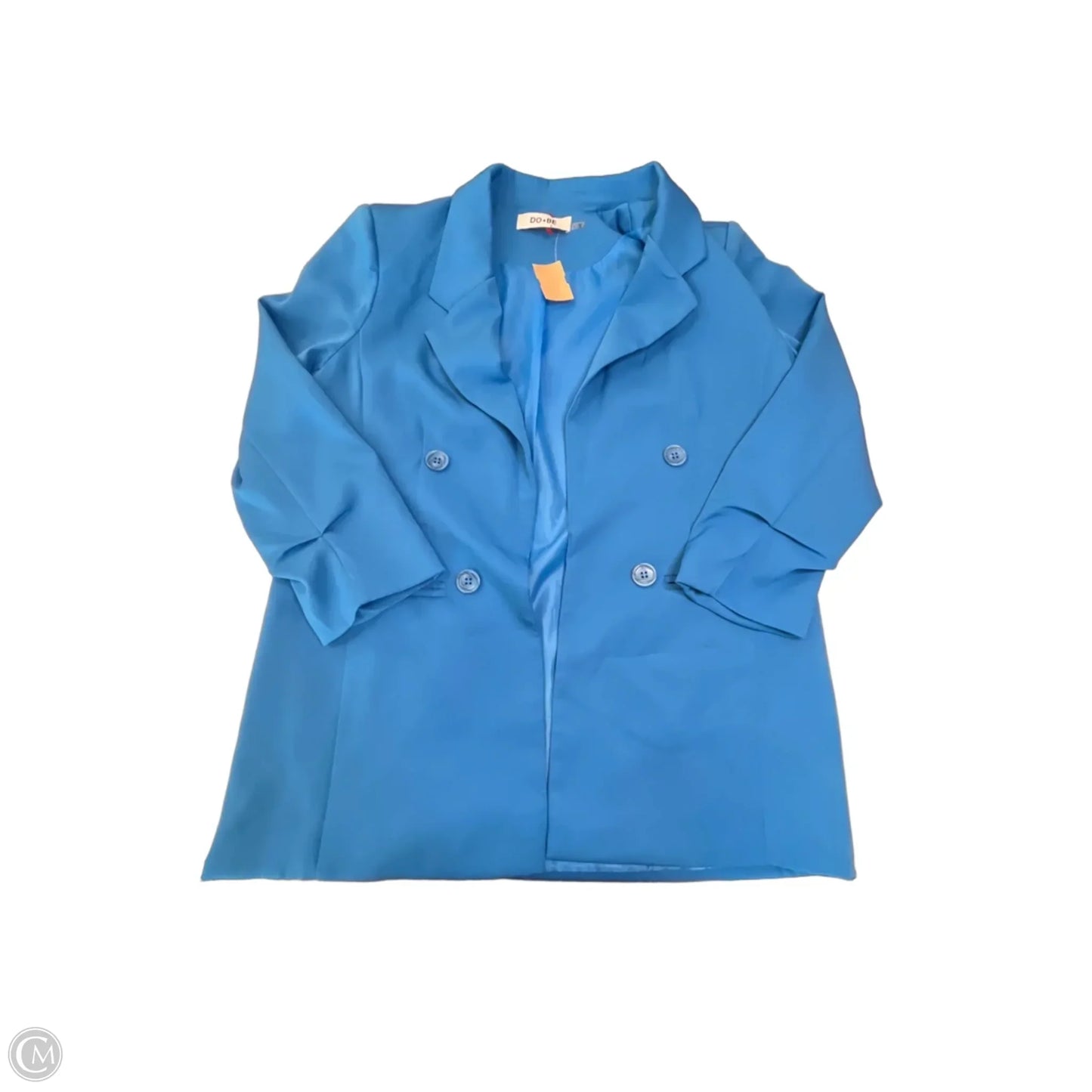 Blazer By Do + Be In Blue, Size: L