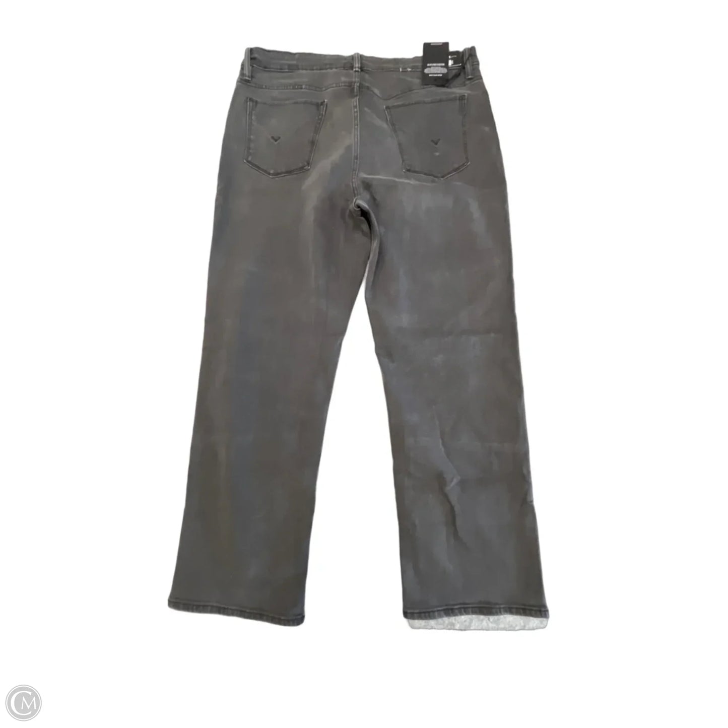 Jeans Straight By Hudson In Black Denim, Size: 16