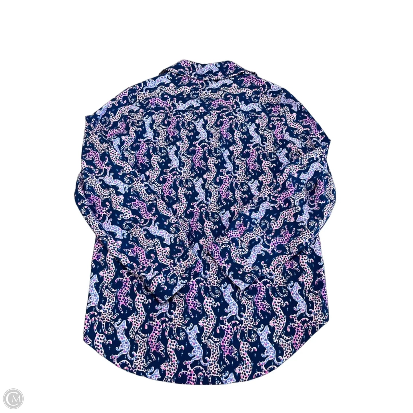 Blouse Designer By Lilly Pulitzer In Animal Print, Size: M