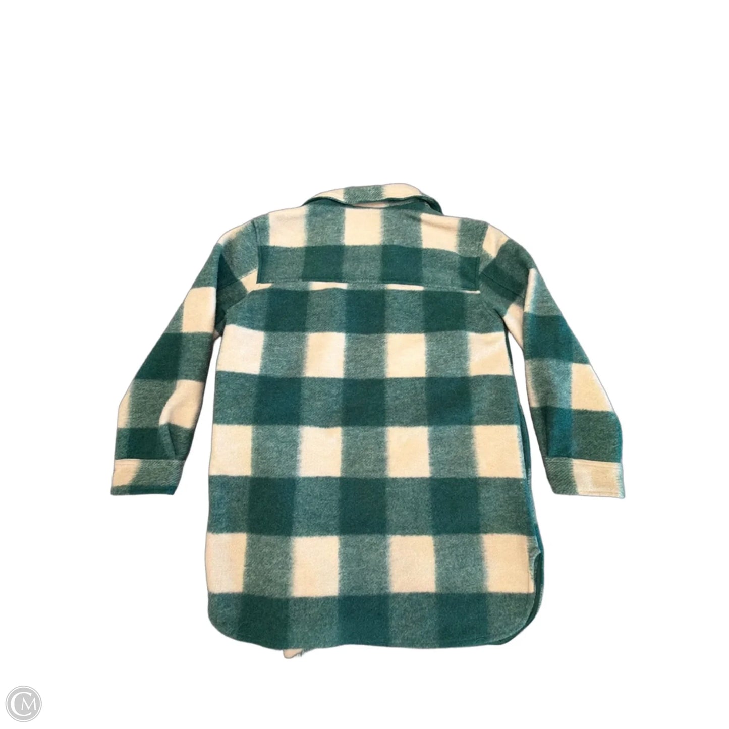 Jacket Shirt By Clothes Mentor In Plaid Pattern, Size: S