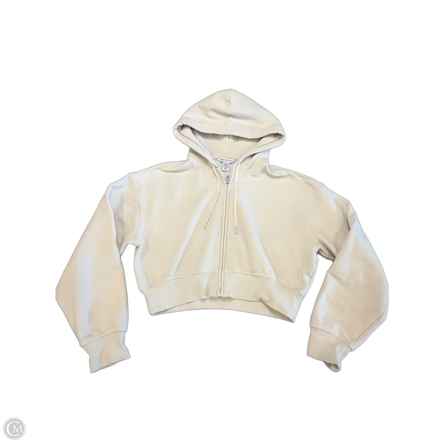 Athletic Jacket By Athleta In Cream, Size: Xxs
