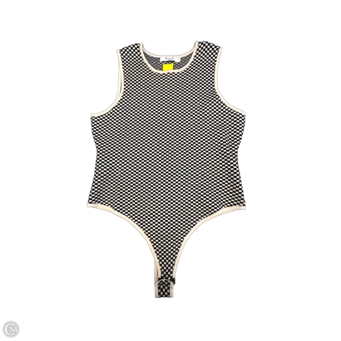 Bodysuit By 4th & Reckless In Checkered Pattern, Size: Xl