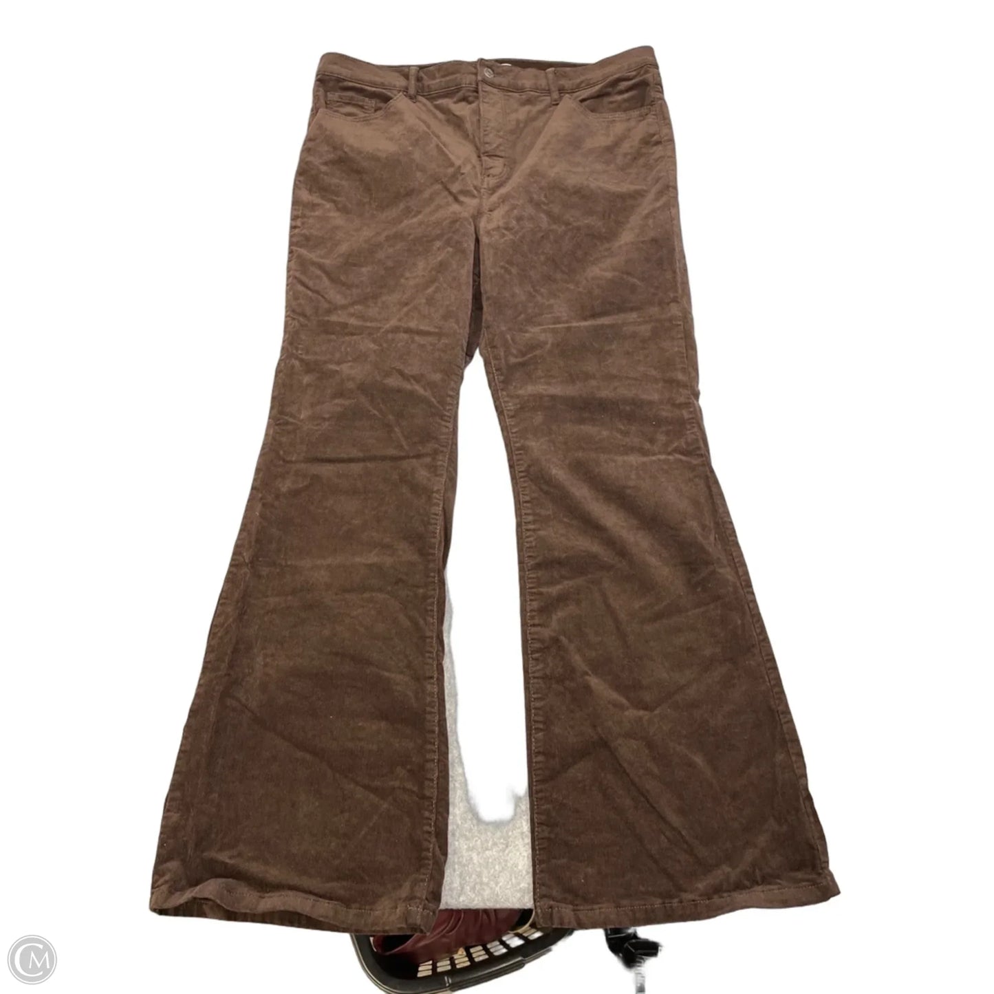 Pants Corduroy By Loft In Brown, Size: Xl