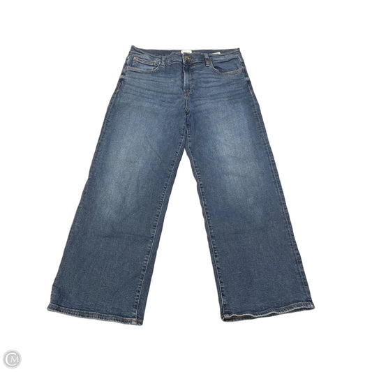 Jeans Straight By Hudson In Blue Denim, Size: 12