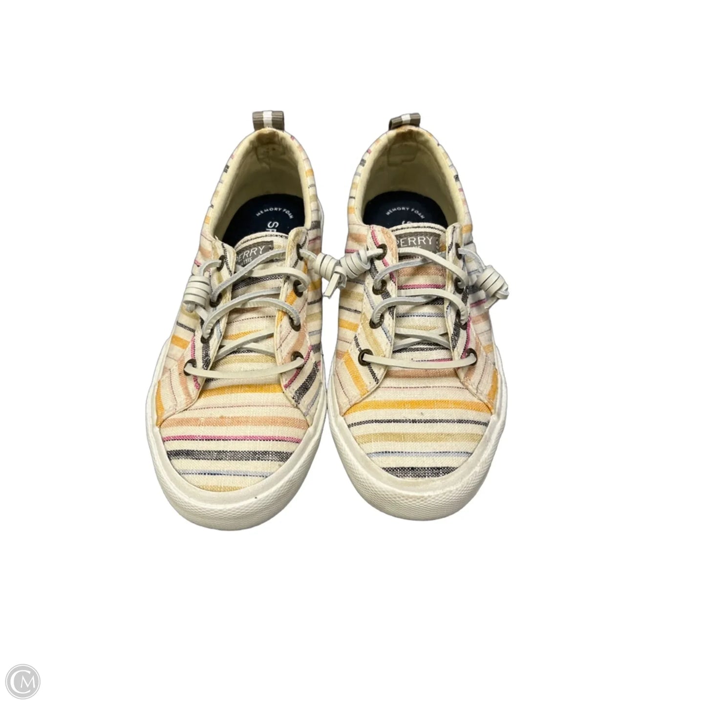Shoes Sneakers By Sperry In Striped Pattern, Size: 6