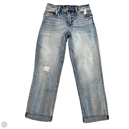 Jeans Cropped By Kut In Blue Denim, Size: 4