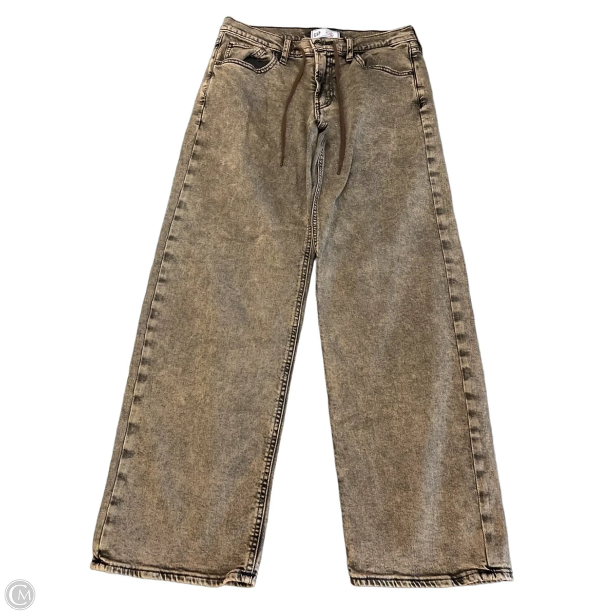 Jeans Straight By Gap In Brown Denim, Size: 2