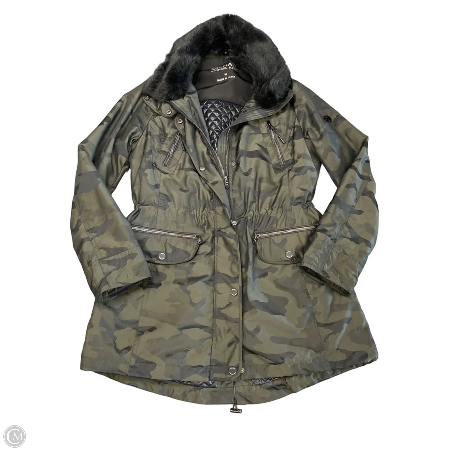 Jacket Utility By Michael By Michael Kors In Camouflage Print, Size: M