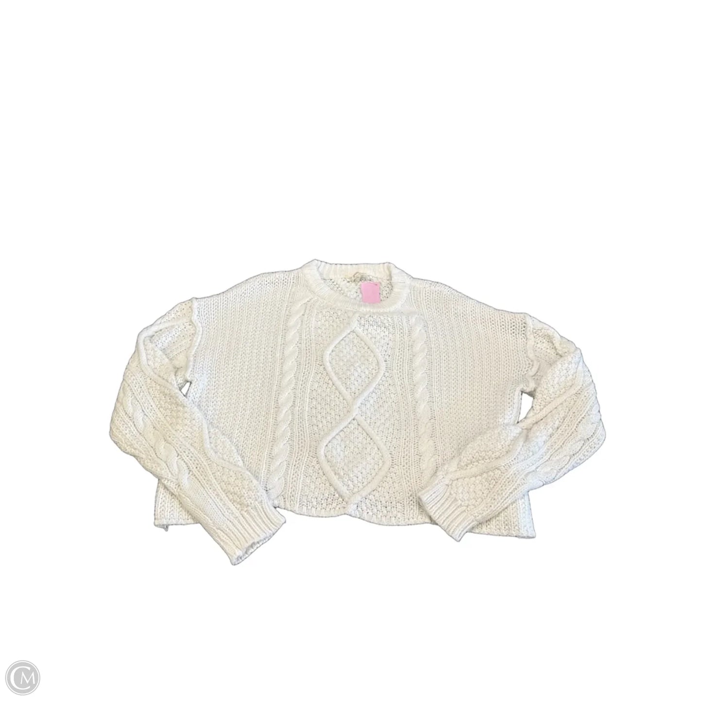 Sweater By Mystree In White, Size: L