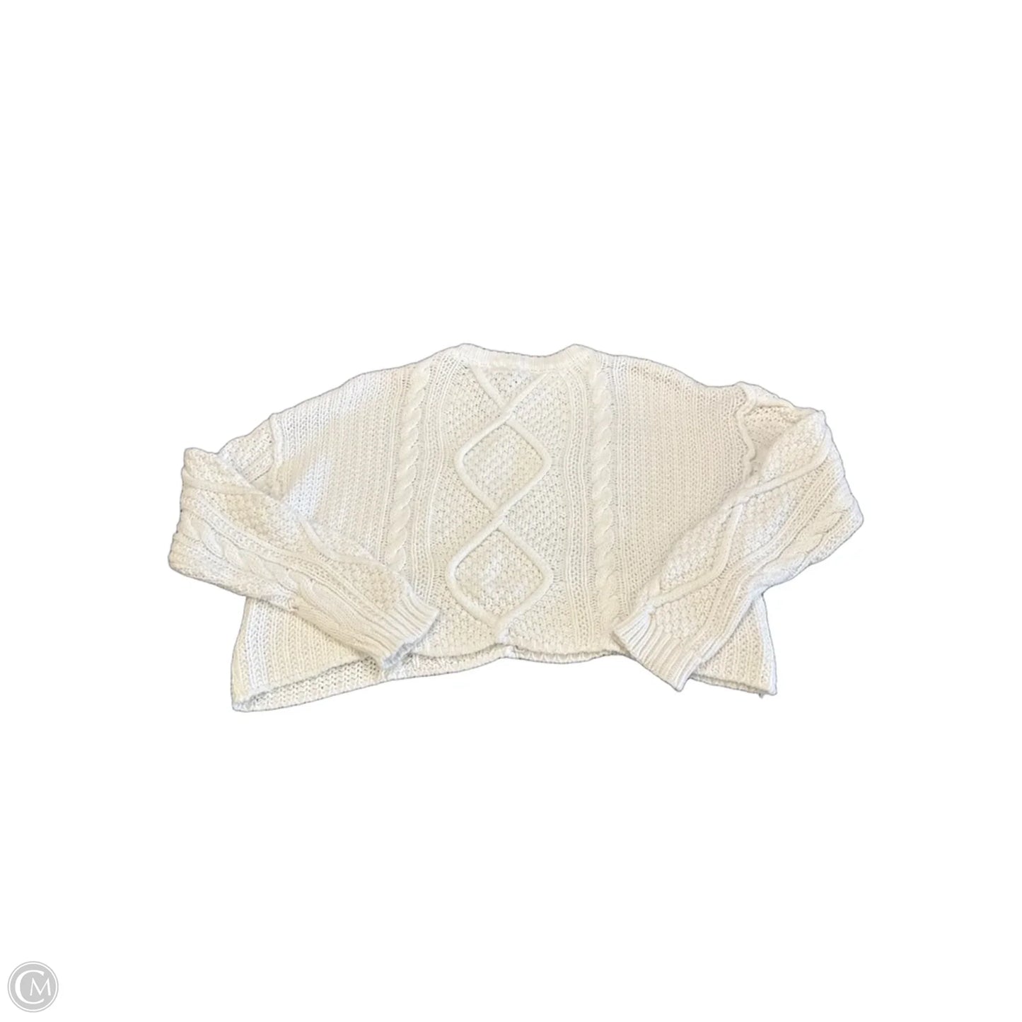 Sweater By Mystree In White, Size: L