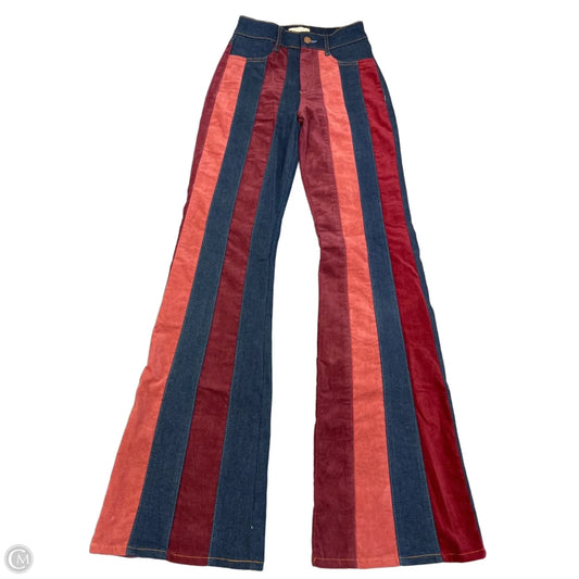 Jeans Flared By Altard State In Striped Pattern, Size: 0