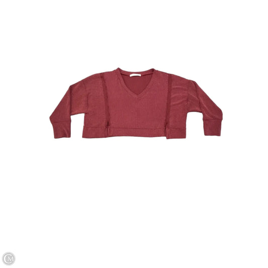 Top Long Sleeve Basic By Altard State In Maroon, Size: S