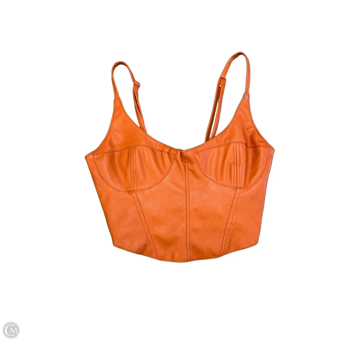 Top Sleeveless By Clothes Mentor In Orange, Size: S