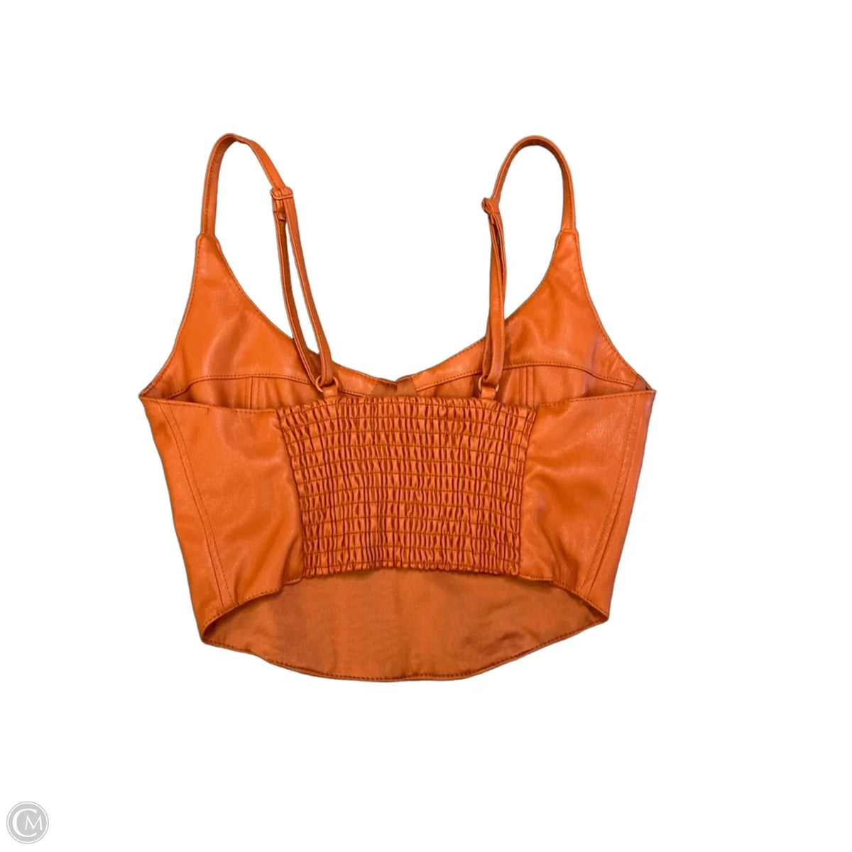 Top Sleeveless By Clothes Mentor In Orange, Size: S