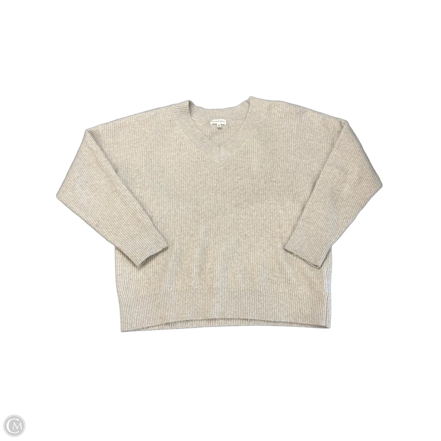 Sweater By Thread And Supply In Tan, Size: S