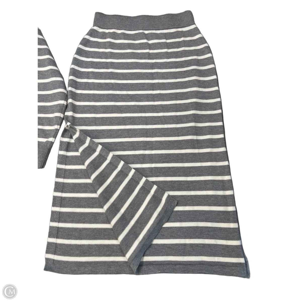 Skirt Set 2pc By Clothes Mentor In Striped Pattern, Size: S
