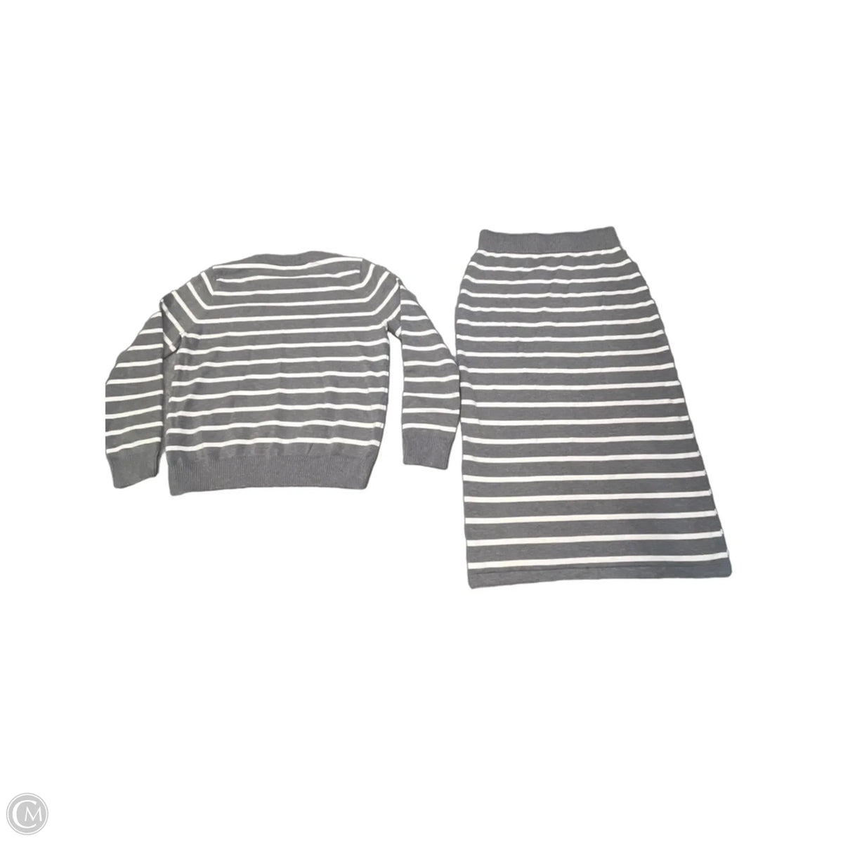 Skirt Set 2pc By Clothes Mentor In Striped Pattern, Size: S