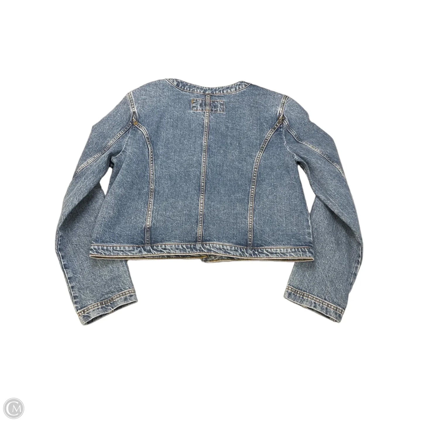 Jacket Denim By Loft In Blue Denim, Size: M