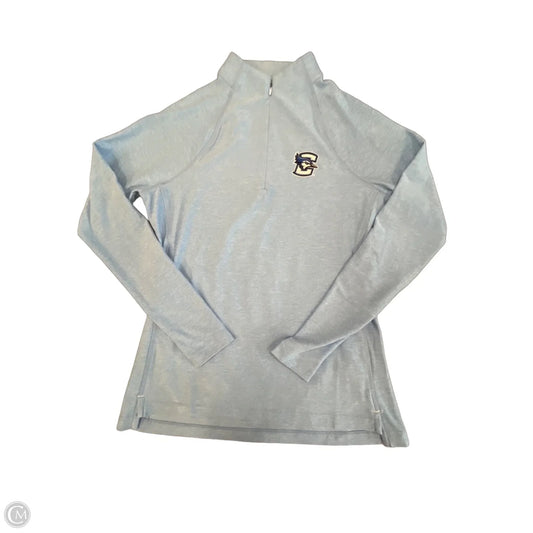 Athletic Top Long Sleeve Collar By Peter Millar In Blue, Size: S