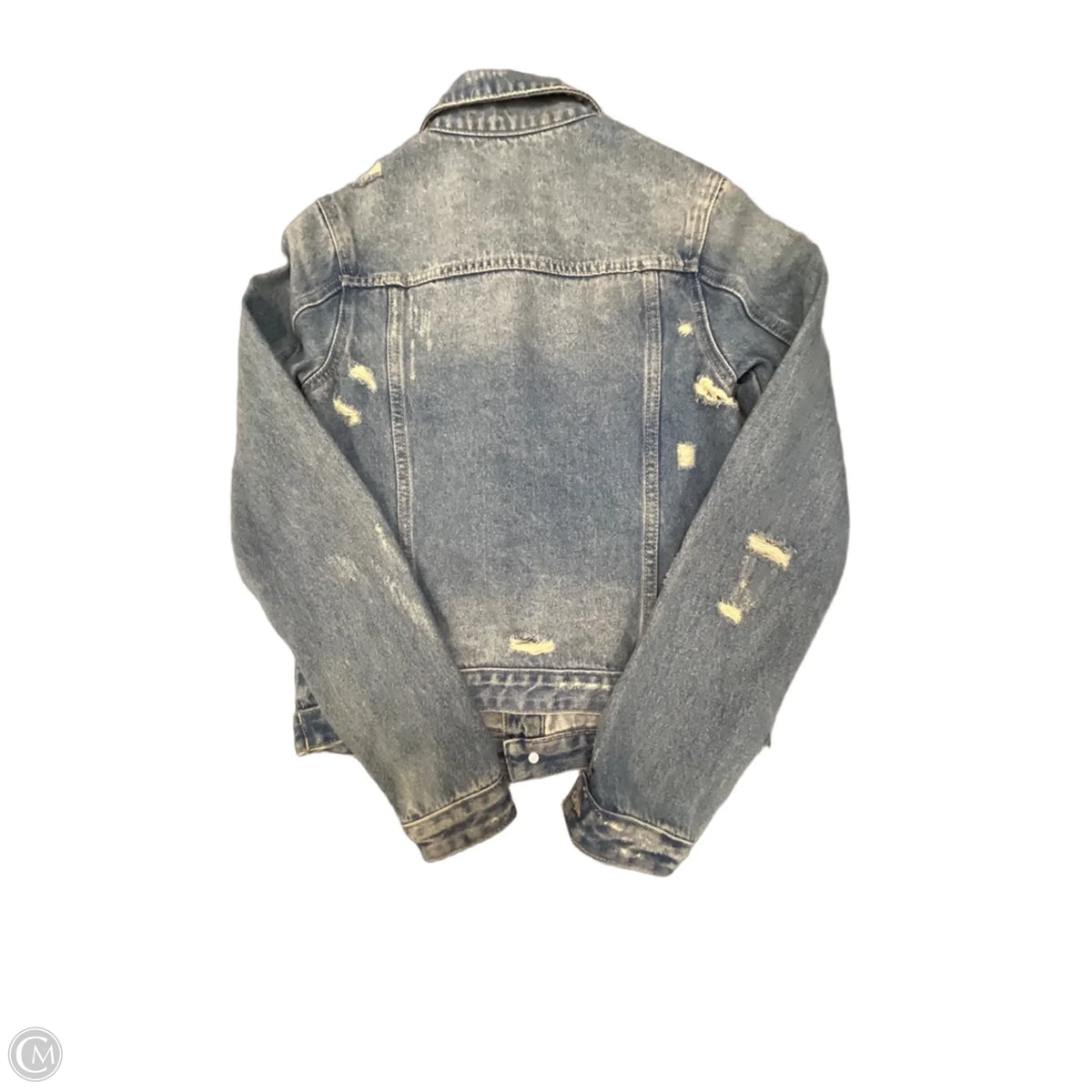 Jacket Denim By Kancan In Blue Denim, Size: Xs