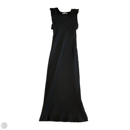 Dress Casual Midi By Zara In Black, Size: S
