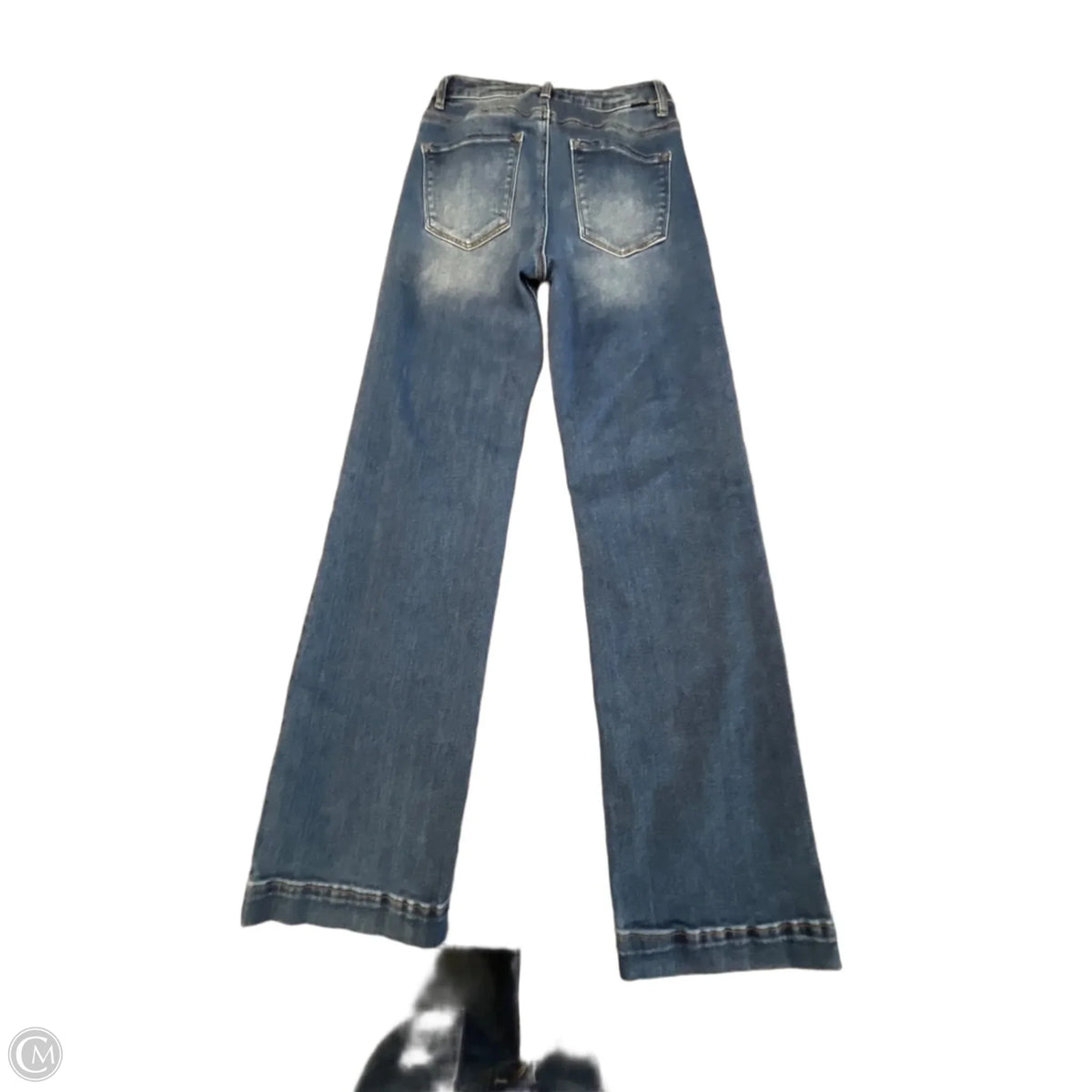 Jeans Straight By Risen In Blue Denim, Size: 2