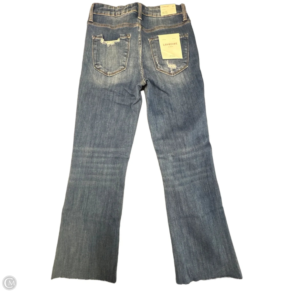 Jeans Flared By Lovervet In Blue Denim, Size: 2