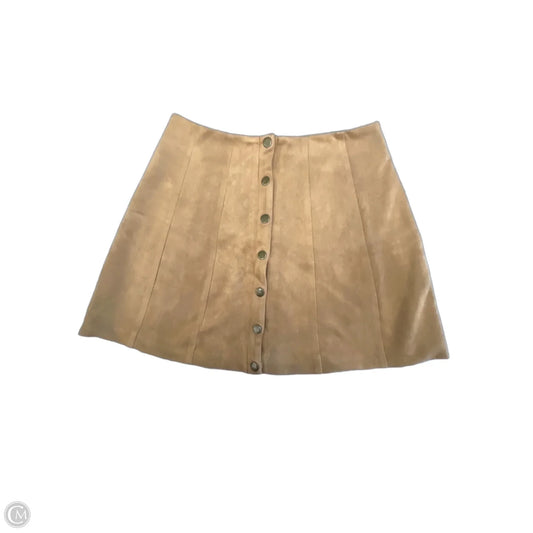 Skirt Mini & Short By Altard State In Tan, Size: S