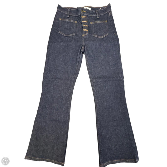 Jeans Boot Cut By Loft In Blue Denim, Size: 4