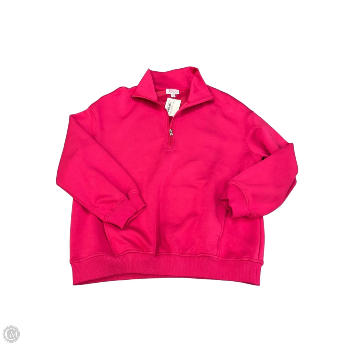 Sweatshirt Collar By Moco In Pink, Size: M