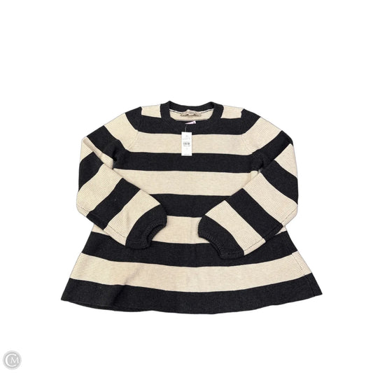 Sweater By Loft In Black & Cream, Size: S