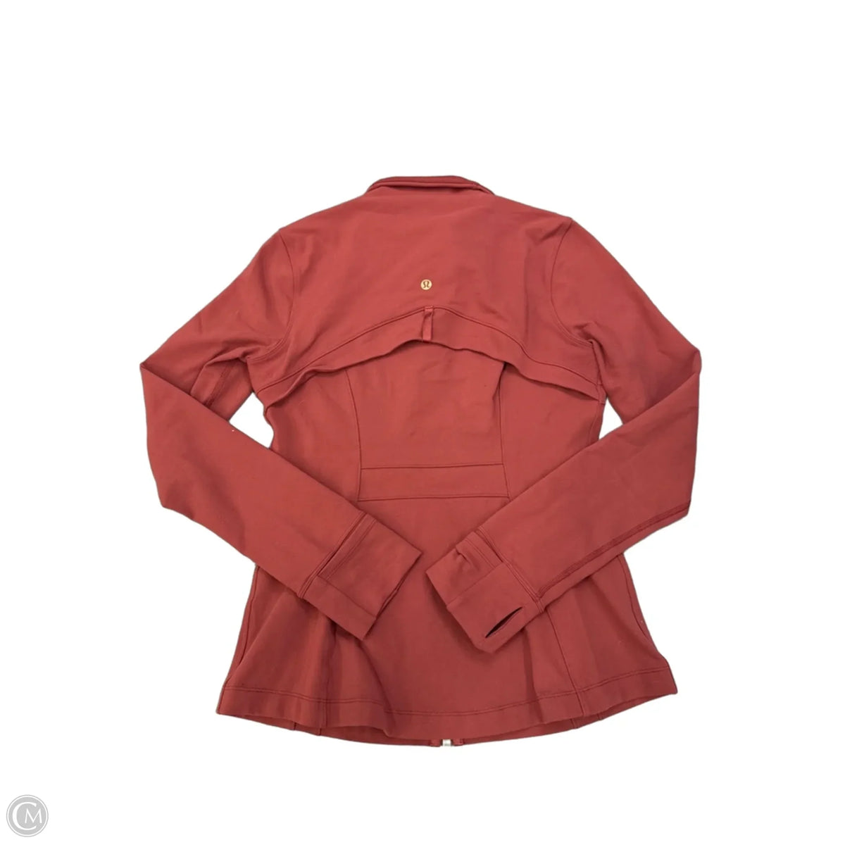 Athletic Jacket By Lululemon In Maroon, Size: M