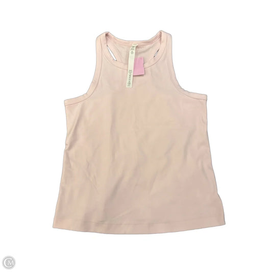 Athletic Tank Top By Lululemon In Pink, Size: M