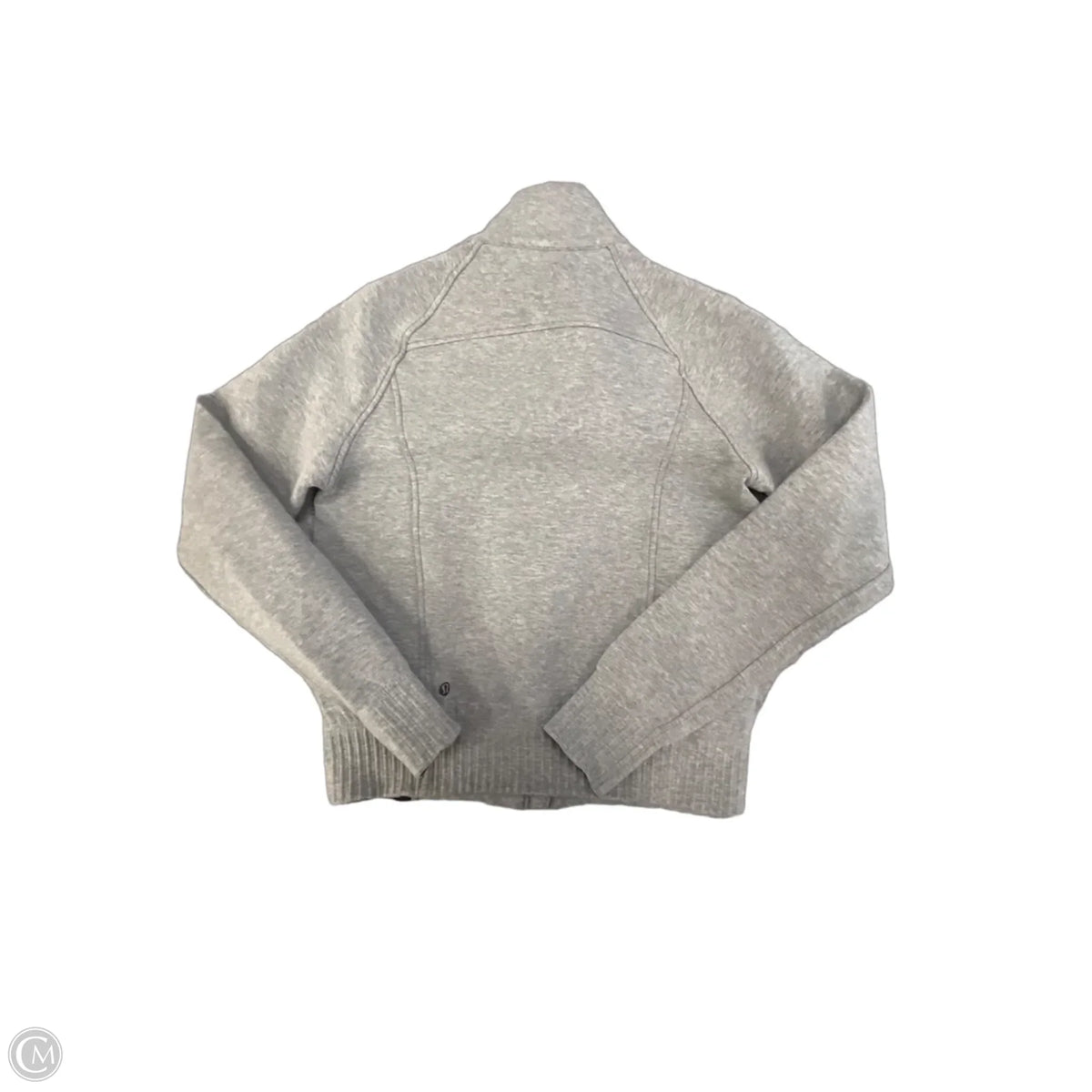Athletic Jacket By Lululemon In Grey, Size: S