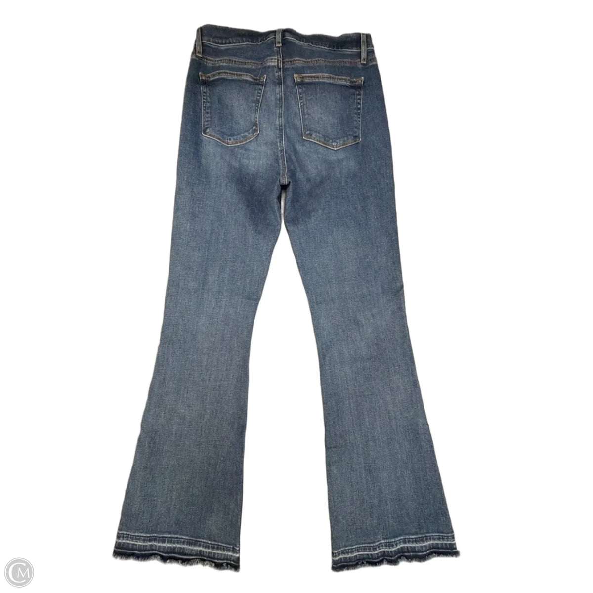 Jeans Flared By Loft In Blue Denim, Size: 6
