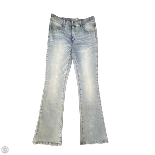 Jeans Flared By Oat In Blue Denim, Size: 10