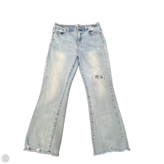 Jeans Cropped By Pistola In Blue Denim, Size: 10