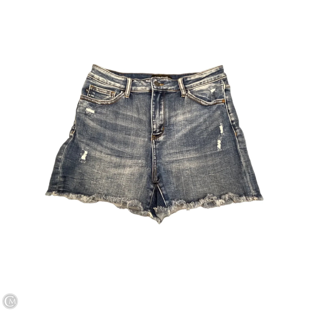 Shorts By Judy Blue In Blue Denim, Size: L