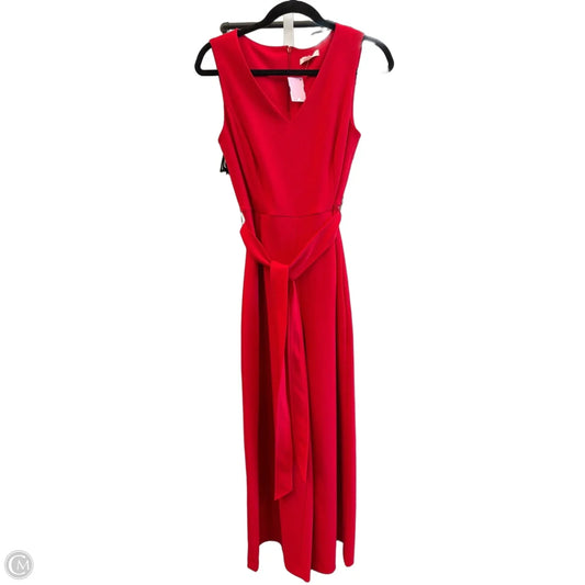 Jumpsuit By Calvin Klein In Red, Size: S