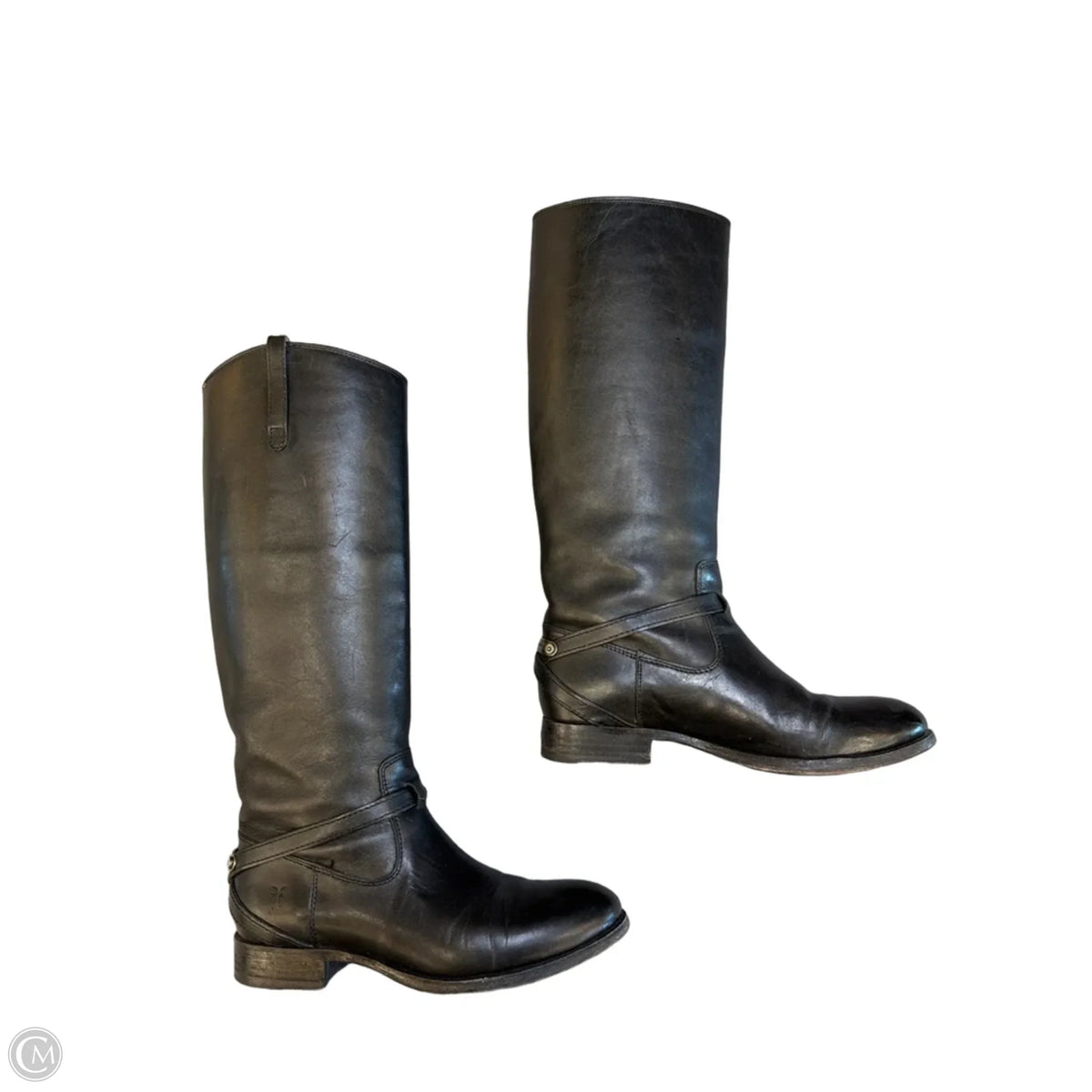 Boots Designer By Frye In Black, Size: 7
